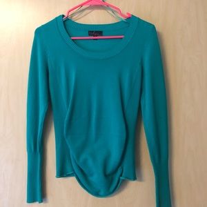 Teal sweater